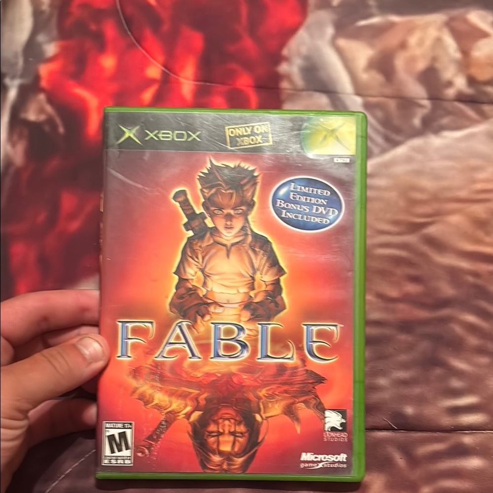 Microsoft Fable Xbox Game - Green Case